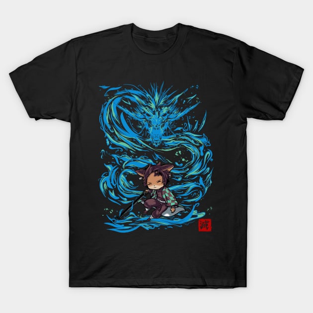 Calm Water Breath T-Shirt by ramenboy